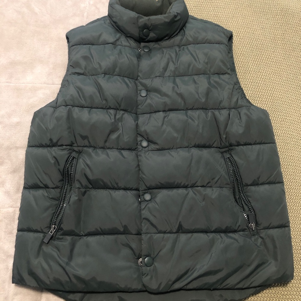 GAP Vest Green Puffer Mens Size S